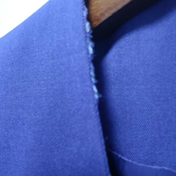 CLEARANCE SALE!! Vintage Purple Double-Breasted Coat Dress - Picture 4 of 14